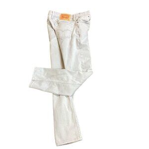 Levi's 511 Jeans Lt Gray Straight Slim Sz Tag 29x32 (Measure 30x30) #206M